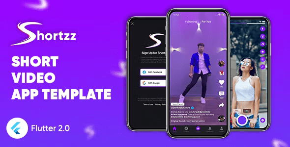 Shortzz : Short Video App Flutter Script With Admin Panel | Android | iOS | Tiktok Clone | Full App