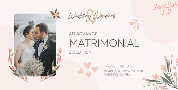 Wedding Wonders – A Matrimonial and Matchmaking Platform