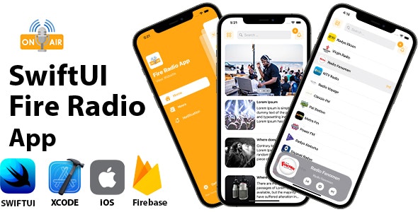 SwiftUI Fire Radio App | Full iOS Application