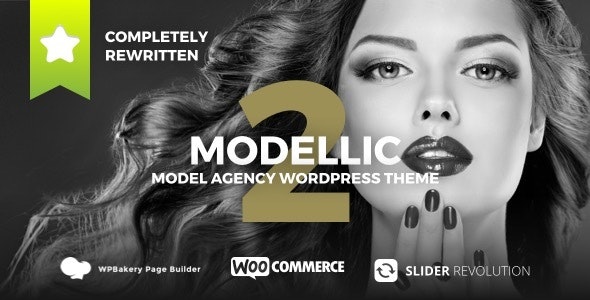 Modellic – WooCommerce  Booking Model Agency WordPress Theme 3.6