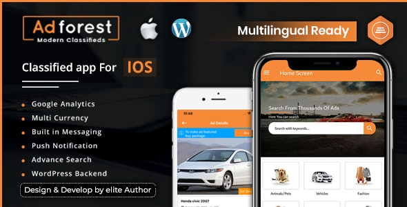 AdForest – Classified Native IOS App 3.6.0