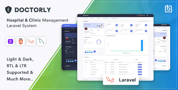 Doctorly – Hospital  Clinic Management Laravel System