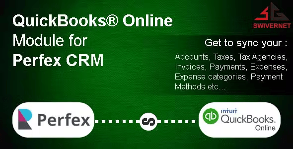 QuickBooks® Online Module for Perfex CRM – Real Time and Scheduled Synchronization 1.0.6