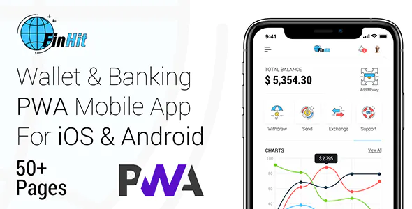 FinHit – Wallet  Banking PWA Mobile Application