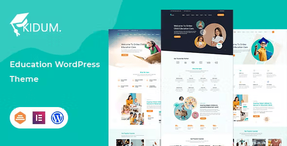 Kidum | LMS & Education WordPress Theme