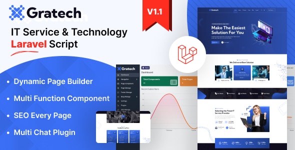 Gratech – Multi-Business Services with Advanced Page Builder & Workflow Tools 3.0