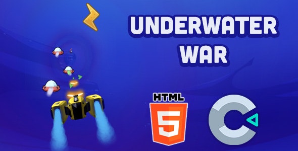 Underwater War Endless Tunnel – HTML5 – C3P