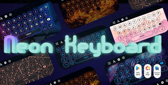 Neon LED Light Keyboard – RGB and Emoji Light Keyboard – RGB Themes – LED Keyboard – LED Light Type