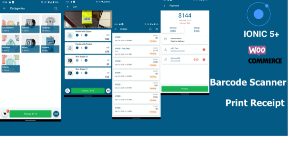 WooPOS Point Of Sale with IONIC.+ Woocommerce