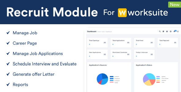 Recruit Module For Worksuite CRM 2.1.6