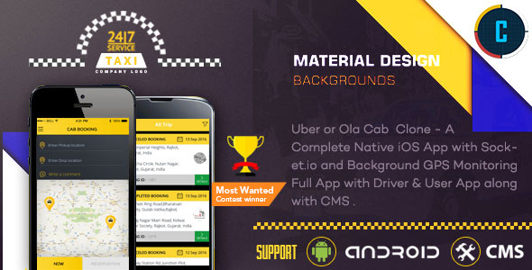 Taxi Booking App – A Complete Clone of UBER Android