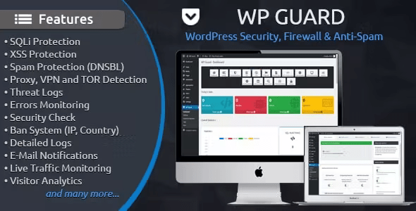 WP Guard – Security, Firewall  Anti-Spam plugin for WordPress