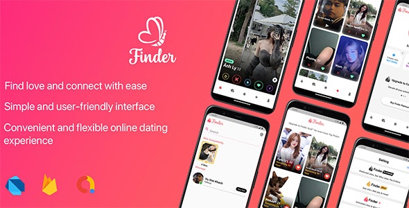 Finder – Match and Chat – Flutter App 2023