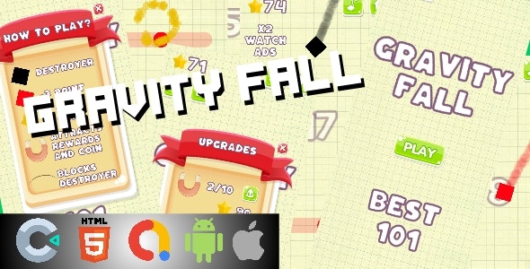 Gravity Fall – Hyper Casual Game