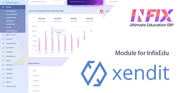 XENDIT Payment Gateway – InfixEdu School Module