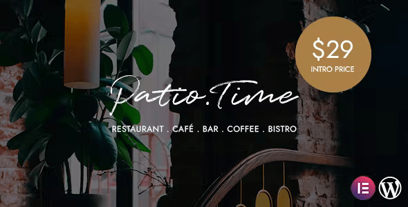 PatioTime – Restaurant WordPress Theme 1.3.0