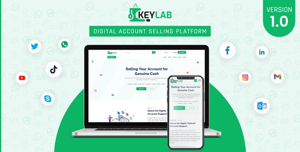 KeyLab – Digital Account Selling Platform