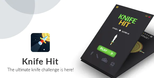 Knife Hit – Ultimate Challenge + Appodeal Ads + IAP + Unity Project