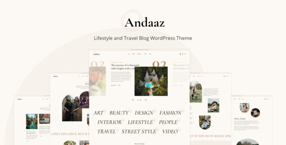 Andaaz – Lifestyle and Travel Blog WordPress Theme