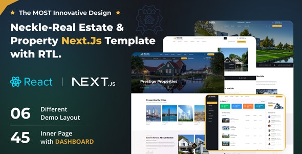 Neckle – Real Estate Next JS Template + RTL