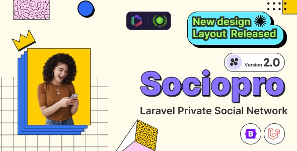 Sociopro – Laravel Private Social Network 2.5