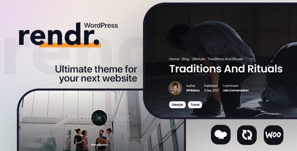 Rendr – Modern Multipurpose WordPress Theme