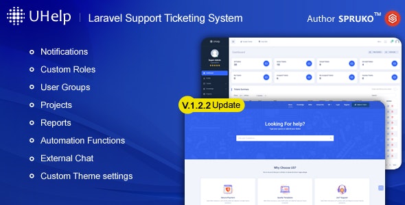 Uhelp – Helpdesk Support Ticketing System 3.0.0