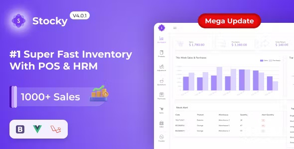 Stocky – POS with Inventory Management & HRM 4.0.8