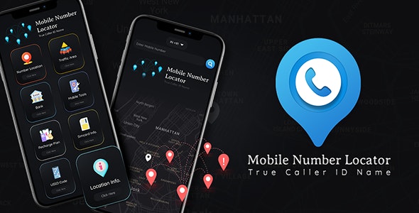 Mobile Number Locator – True Caller ID Name : Android App + Admob Integration