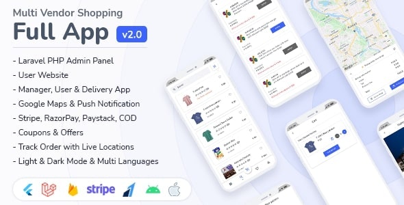 EMall – Flutter Shopping Full App