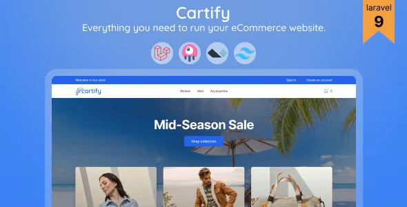 Cartify – Laravel Ecommerce Platform with Tailwind CSS 1.2.0