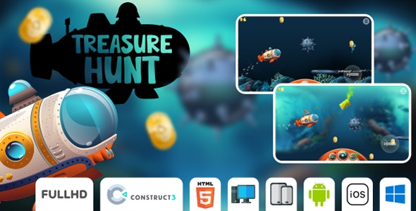 Treasure Hunt – HTML5 Game (Construct3)