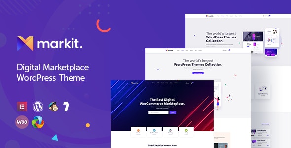 Markite – Digital Marketplace WordPress Theme + RTL 1.3.6