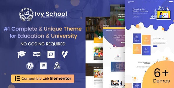 IvyPrep – Education & School WordPress Theme