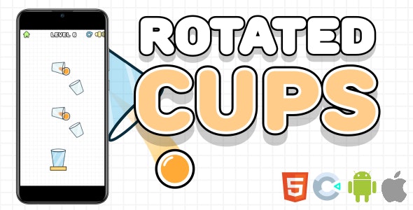 Rotated Cups – HTML5 Game – Construct 3