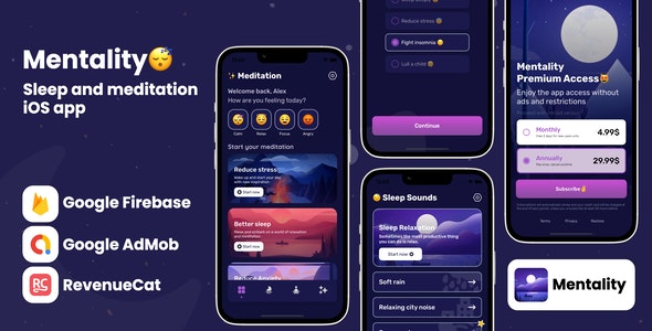 Mentality Meditation – iOS App Source Code