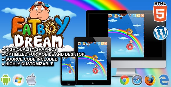 FatBoy Dream – HTML5 Skill Game