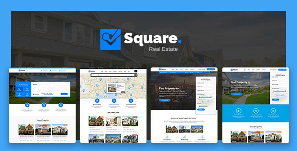 Square – Real Estate WordPress Theme