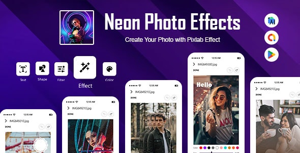 Neon Photo Effects – Neon Photo Editor – NeonArt NeonFx – Neon Light Photo Effects – Neon Photo Art