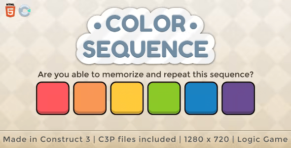 Color Sequence – HTML5 Memory game