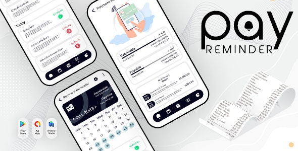 Bills Reminder Plus – Payments Conta – Bill Organizer – Easy Bills Reminder – Track Payment