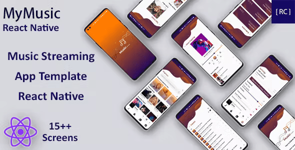 Online Music Streaming Android + iOS App Template| React Native | Music Player App | MyMusic