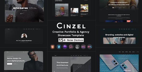 Cinzel – Creative Portfolio & Agency template