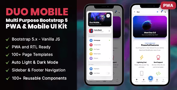 Duo – PWA Mobile Kit