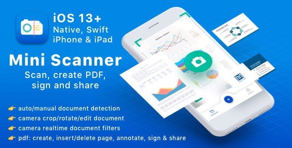 MiniScanner – A mini powerfull scanner for iOS 13+