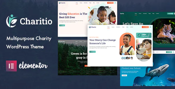 Charitio – Multipurpose Charity WordPress Theme