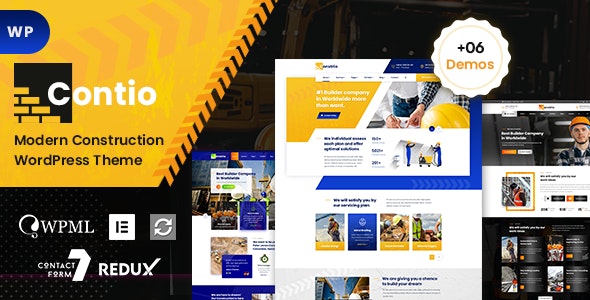 Contio – Construction WordPress Theme