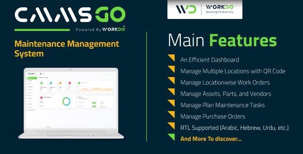 CMMSGo – Maintenance Management System 3.1