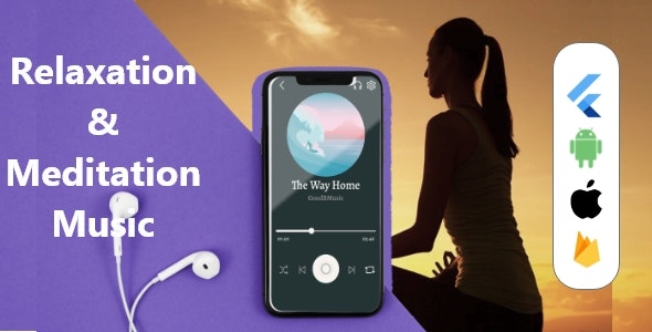 Flutter App Relaxation & Meditation Sounds Application