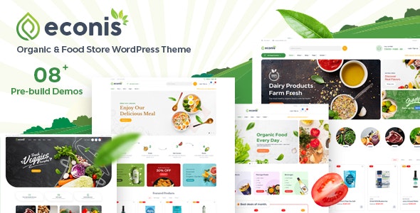 Econis – Organic & Food Store WordPress Theme